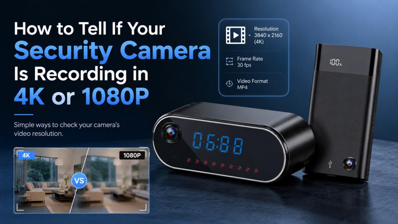 How to Tell If Your Security Camera Is Recording in 4K or 1080P How to Tell If Your Security Camera Is Recording in 4K or 1080P