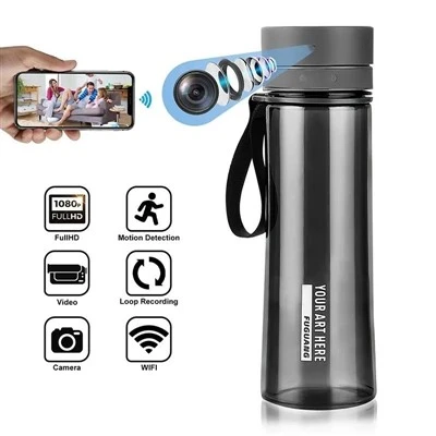 1080p wifi gizli spor su şişesi kamera